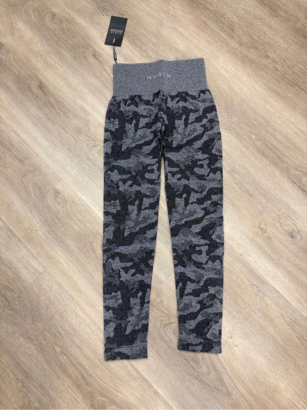 NVGTN Camo High Waist Seamless Leggings Women’s XS Gray 404